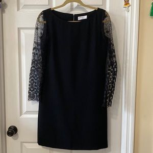 Axara Midi Black Dress